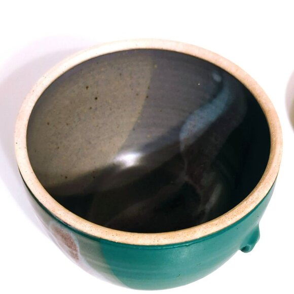 Vintage Handcrafted Lidded Pot Studio Pottery Stoneware by Bill Tyner - Picture 6 of 7